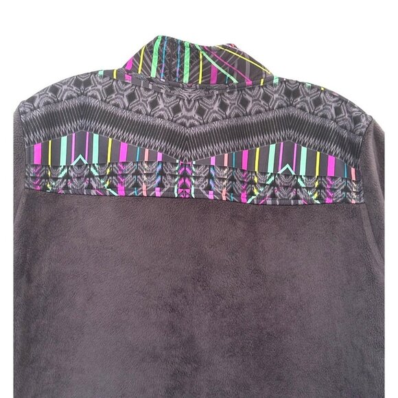 Fila Sport Women's Long Sleeve Fake Fur Back Polyester Jacket Size XL Grey - Picture 4 of 10